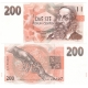 200 korun 1993 UNC, série A, proužek "200 Kčs"