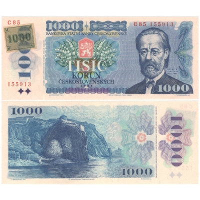 Czechoslovakia - CZK 1,000 banknote 1985
