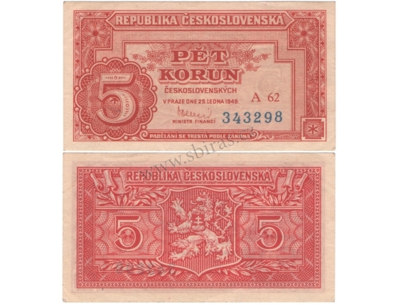 5 korun 1945
