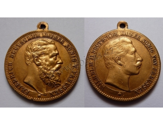 Němečtí císaři - oboustranná medaile