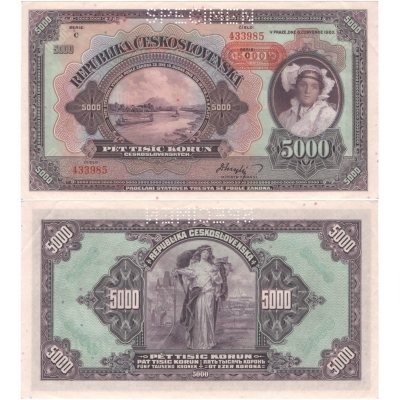 5 000 korun 1920, série C