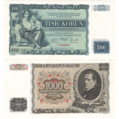 1000 korun 1934, série C