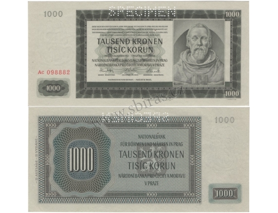 1000 korun 1942 Ac
