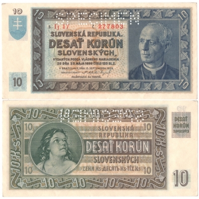 10 korun 1939