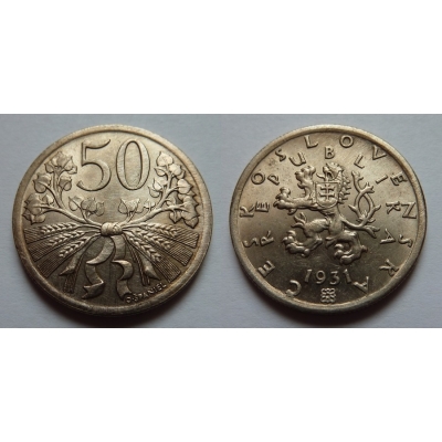 50 haléřů 1931