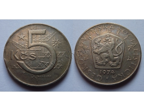 5 korun 1974