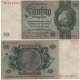 Německo - bankovka Reichsbanknote 50 marek 1933