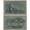 Německé císařství - bankovka 5 marek 1904