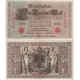 4x Německé císařství - bankovka Reichsbanknote 1000 marek 1910, červené pečetě, po sobě jdoucí sériová čísla
