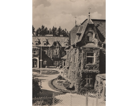 Rumburk - sanatorium Podhájí 1960 - pohlednice černobílá