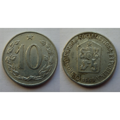 10 haléřů 1969