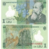 Rumunsko - bankovka 1 Leu 2005 UNC, polymerová bankovka