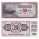 Jugoslávie - bankovka 20 dinara 1974 aUNC