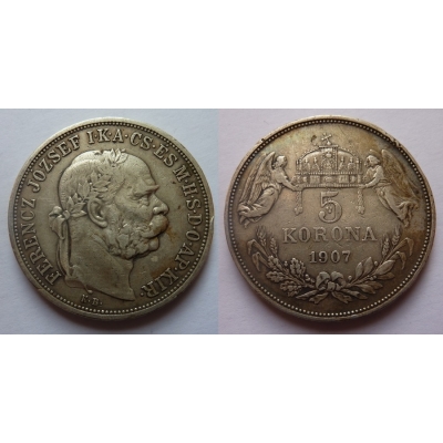 5 korun 1907 k.b.