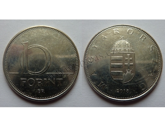 Maďarsko - 10 forint 2018
