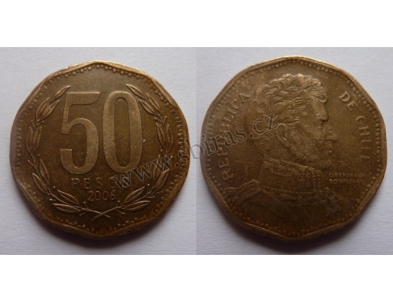 Chile - 50 pesos 1996