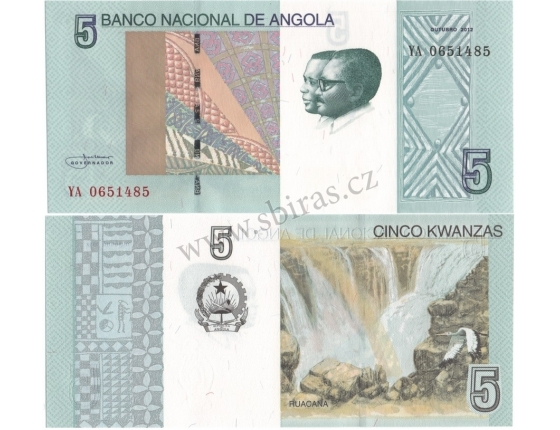 Angola - bankovka 5 Kwanzas 2012 UNC