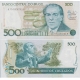 Brazílie - bankovka 500 Cruzeiros 1988 UNC