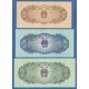 Čina - sada bankovek 1, 2, 5 Fen 1953 UNC