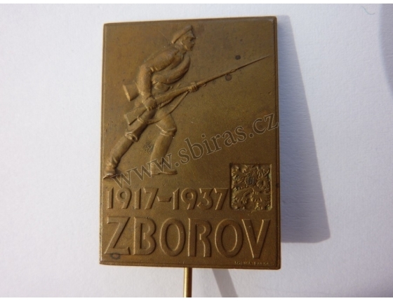 Czechoslovakia - The 20th anniversary of the Battle of Zborov badge 1937