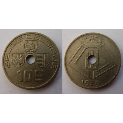 Belgie - 10 Centimes 1939