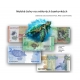 Mořské želvy na světových bankovkách - 5 kusů UNC