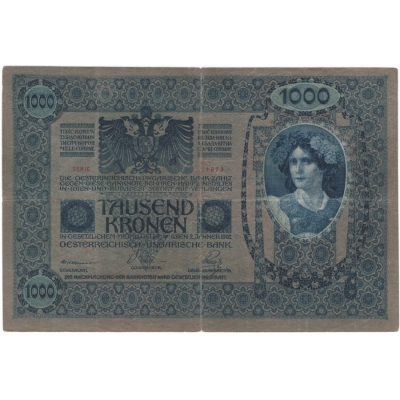 1000 korun 1902, I. vydání