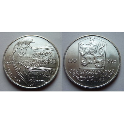 100 korun 1985 - Konference Helsinky