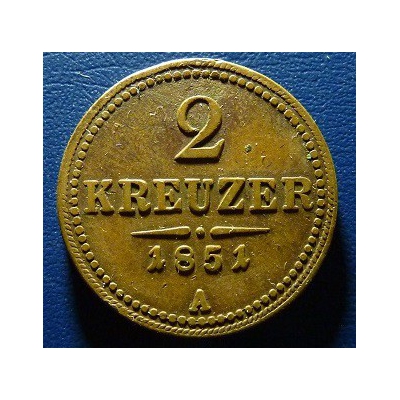 2 krejcary 1851