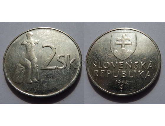 Slovensko - 2 koruny 1994
