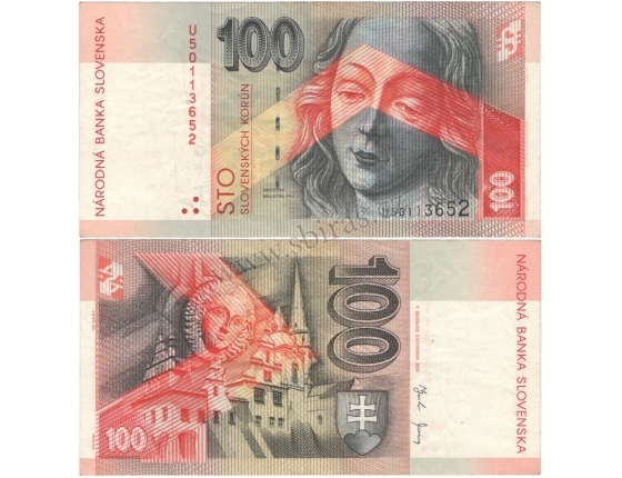 Slovensko - bankovka 100 korun 2004