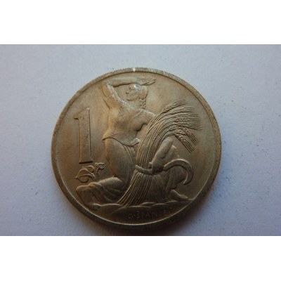 Československo - mince 1 koruna 1938