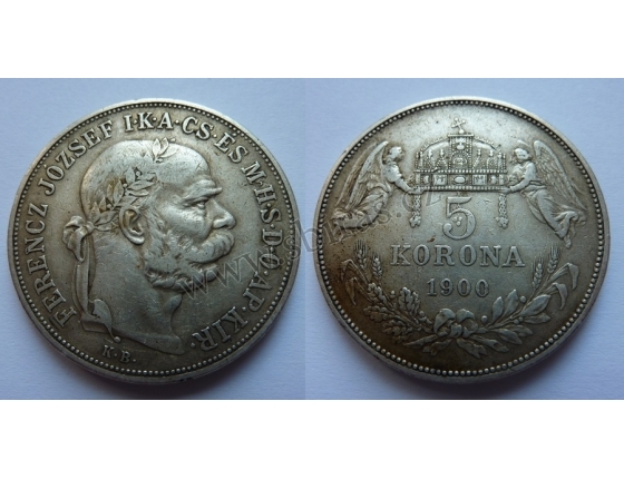 5 korun 1900 k.b.