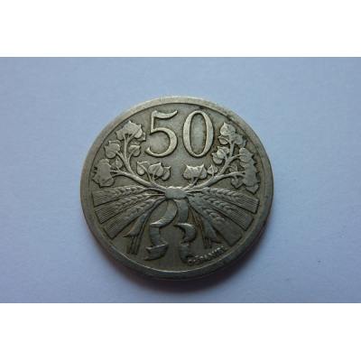 50 haléřů 1924