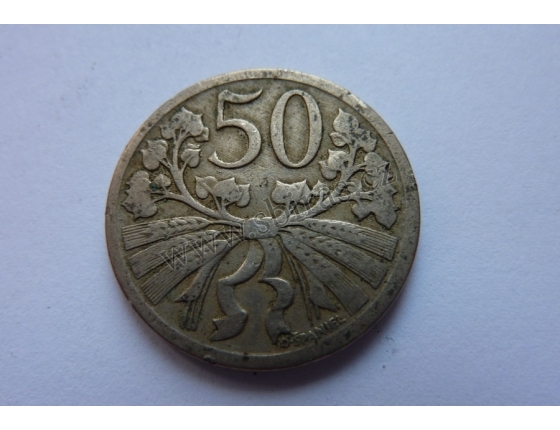 50 haléřů 1924