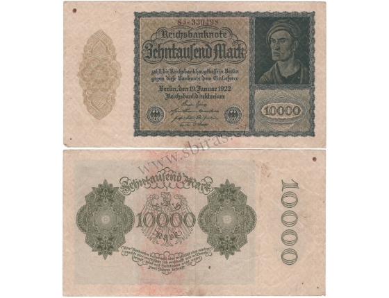 Deutschland - Banknote 10 000 Mark 1922