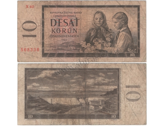 10 korun 1960, série X