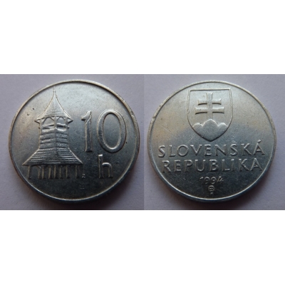 Slovensko - 10 haléřů 1994