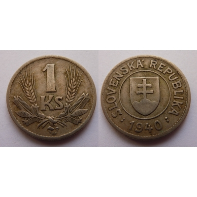 Slovenský štát - 1 koruna 1940