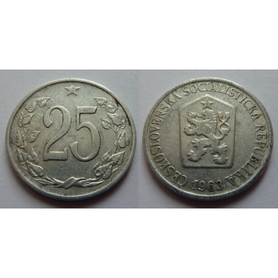 25 haléřů 1963