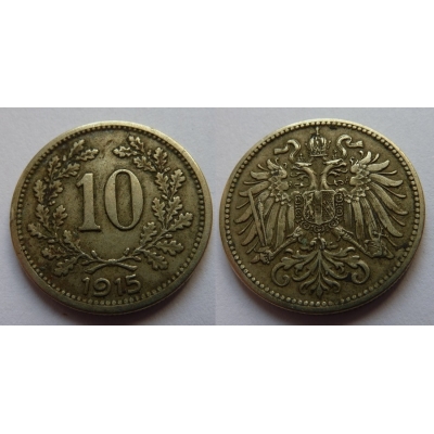 10 haléřů 1915