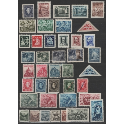 Slovenský štát (1939-1945) - partie známek