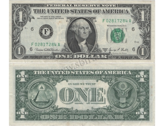 Spojené státy americké - bankovka 1 dolar 1969 F6