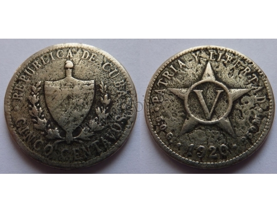 Kuba - 5 centavos 1920