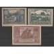 Rakousko - sada nouzových bankovek Niederösterreich 1920
