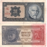 20 korun 1926 neperforovaná, série Mg