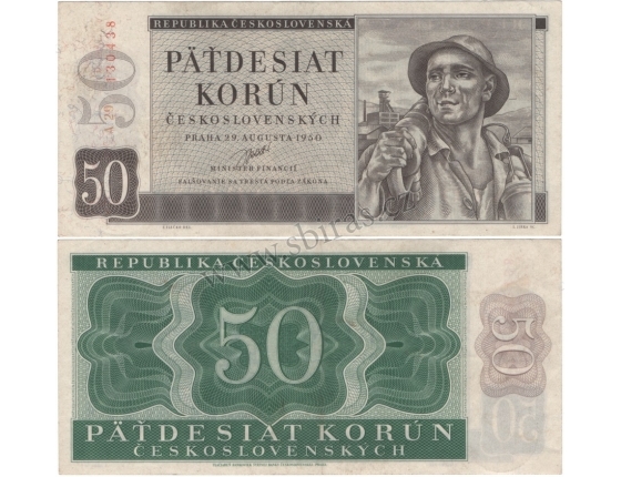 50 korun 1950