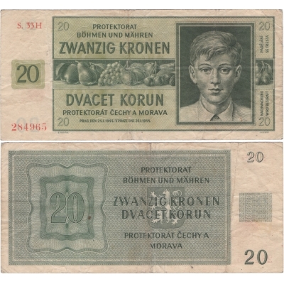 20 korun 1944