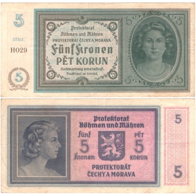 5 korun 1940