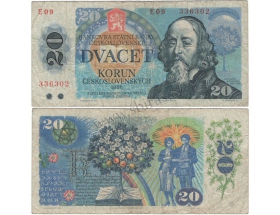 20 korun 1988